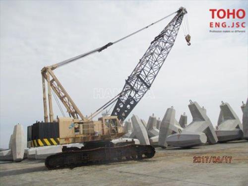Cẩu bánh xích IHI CCH1500 1988 150 tấn